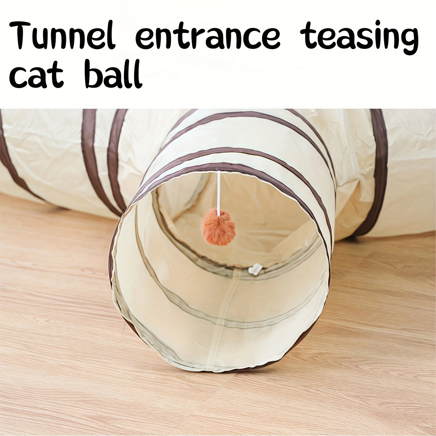 MeowMaze Foldable Play Tunnel