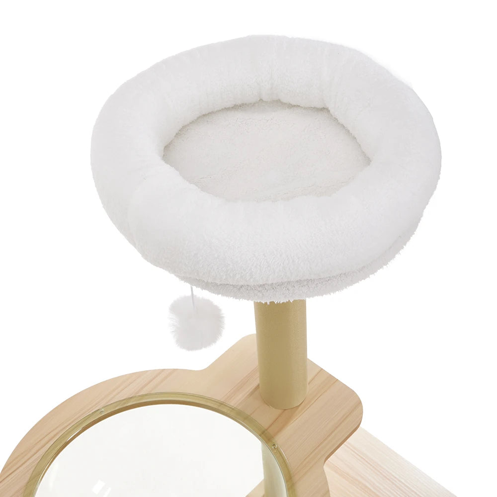 Deluxe Multi-Level Cat Tree Tower with Scratching Posts & Climbing Frame