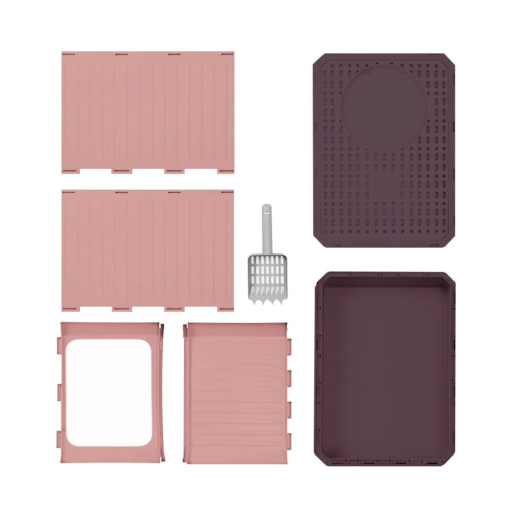 Voltsify Enclosed Cat Litter Box