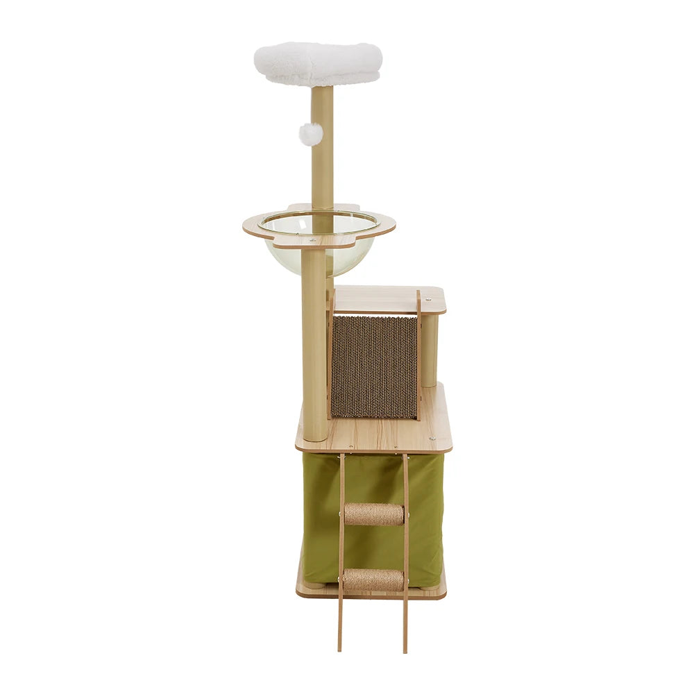 Deluxe Multi-Level Cat Tree Tower with Scratching Posts & Climbing Frame
