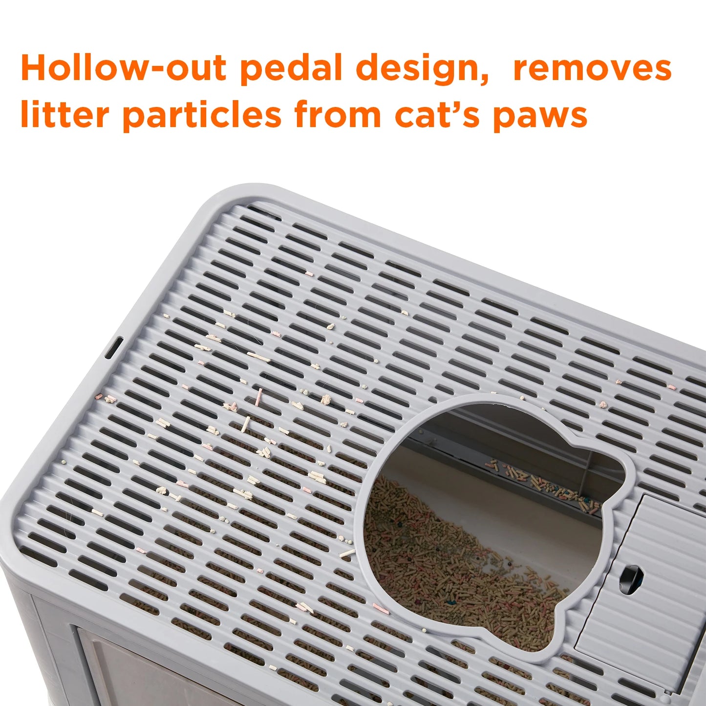 Large Enclosed Cat Litter Box with Lid – Splashproof & Easy to Clean