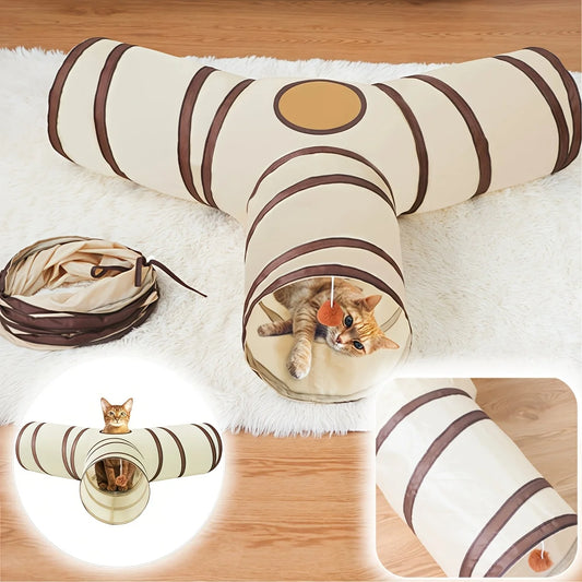 MeowMaze Foldable Play Tunnel