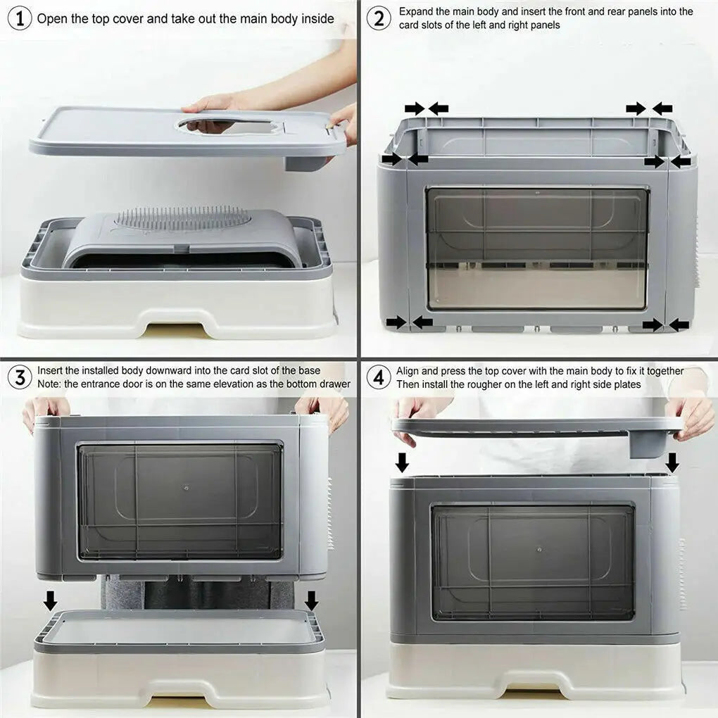 KittyCabin Foldable Litter Box