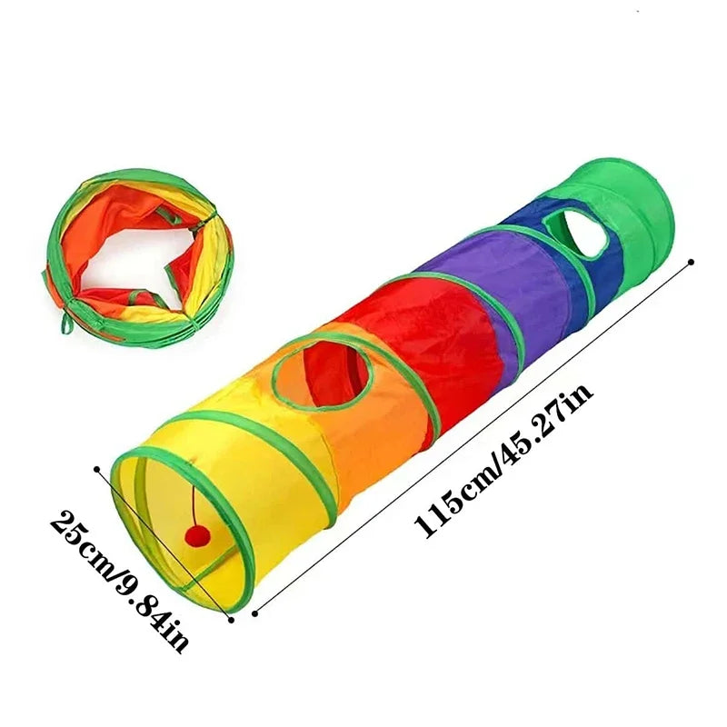 MeowMaze Foldable Play Tunnel
