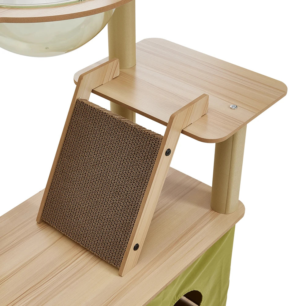 Deluxe Multi-Level Cat Tree Tower with Scratching Posts & Climbing Frame